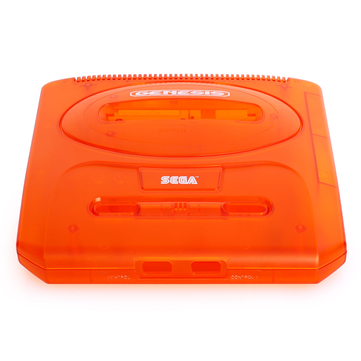 Sega Genesis 2 System Shell Set [Clear Orange] – Hoskbrew