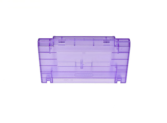 Super Nintendo [SNES] Game Cartridge Shell [Non FX] [Atomic Purple] [With Logo]