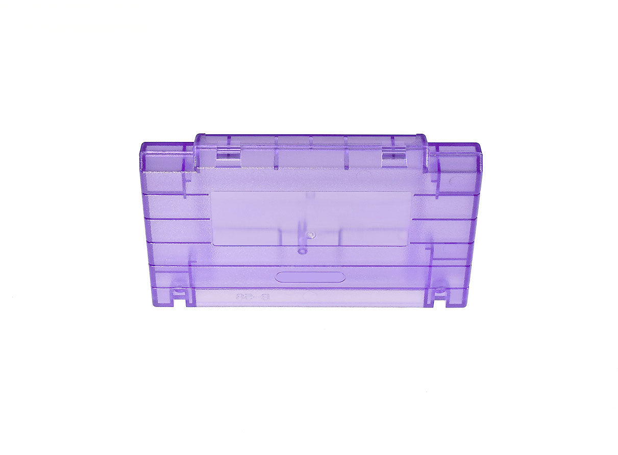 Super Nintendo [SNES] Game Cartridge Shell [Non FX] [Atomic Purple] [No Logo]