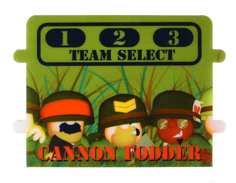 Atari Jaguar Controller Insert Cannon Fodder