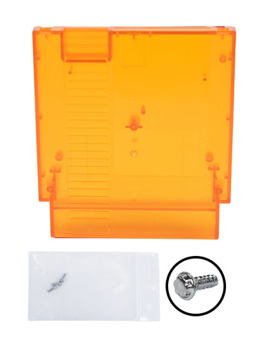 NES Game Cartridge [Clear Fire] [No Logo]