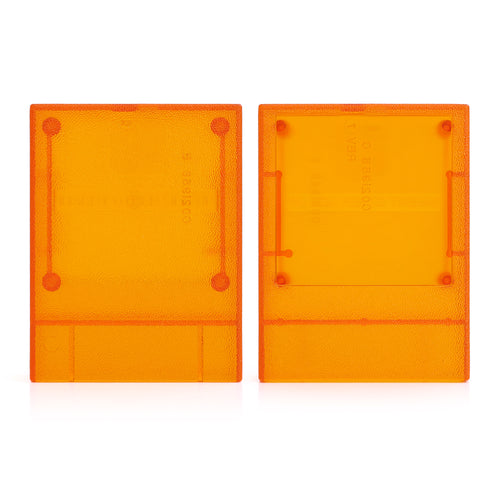 Intellivision Atarisoft Game Cartridge Shell [Clear Fire] [No Logo]