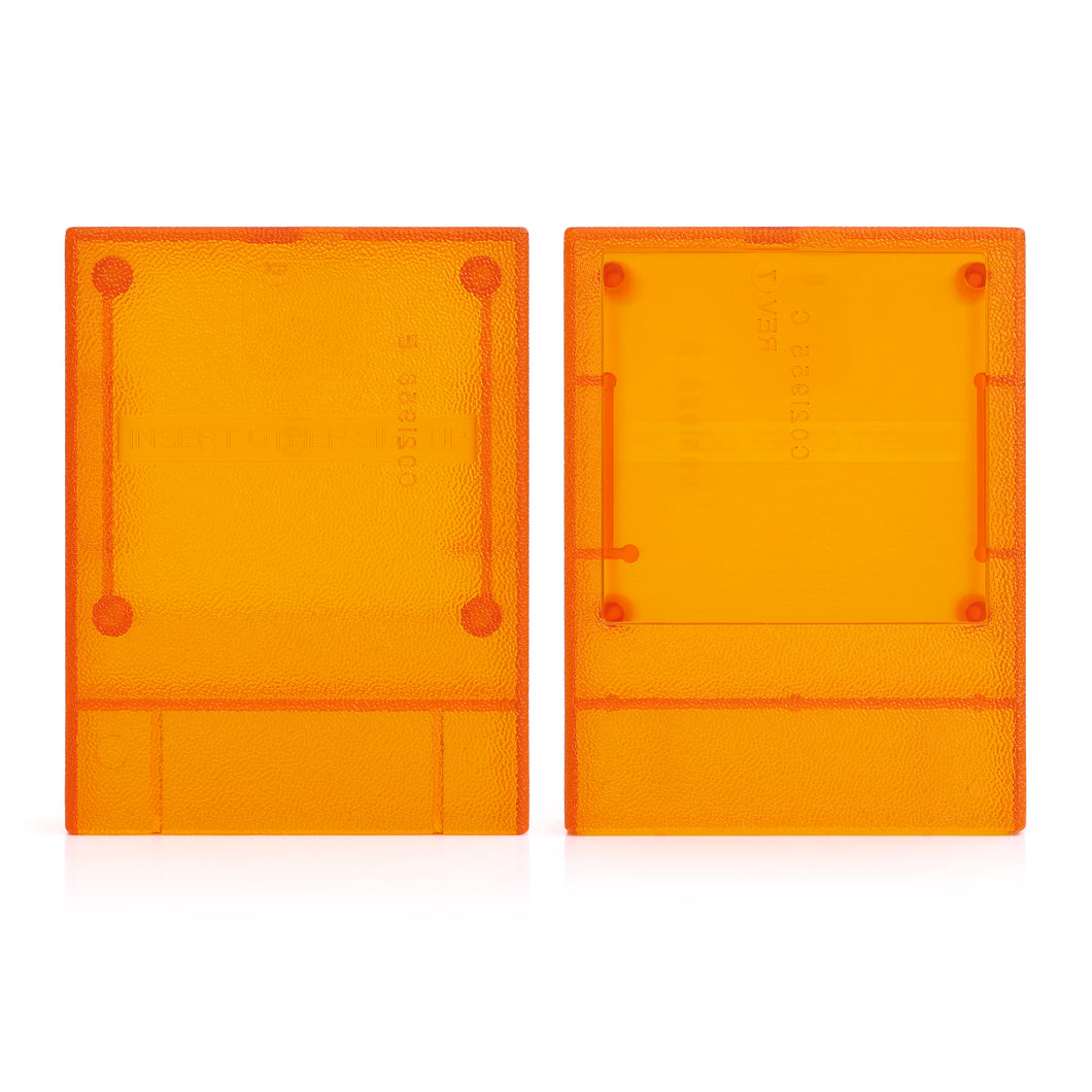 Intellivision Atarisoft Game Cartridge Shell [Clear Fire] [No Logo]