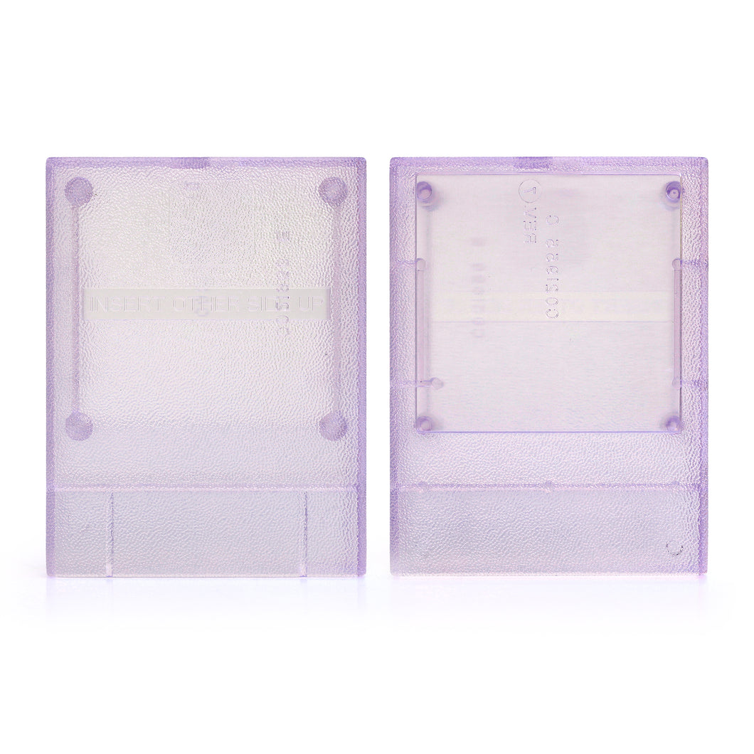 Intellivision Atarisoft Game Cartridge Shell [Clear Purple] [No Logo]