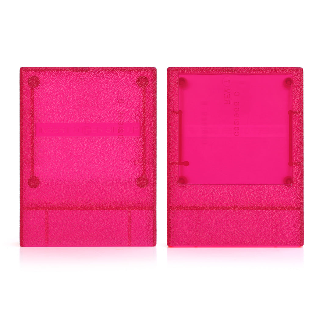 Intellivision Atarisoft Game Cartridge Shell [Clear Red] [No Logo]