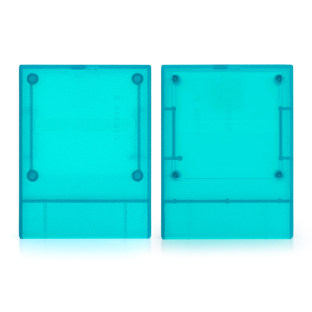 Intellivision Atarisoft Game Cartridge Shell [Clear Blue] [No Logo]