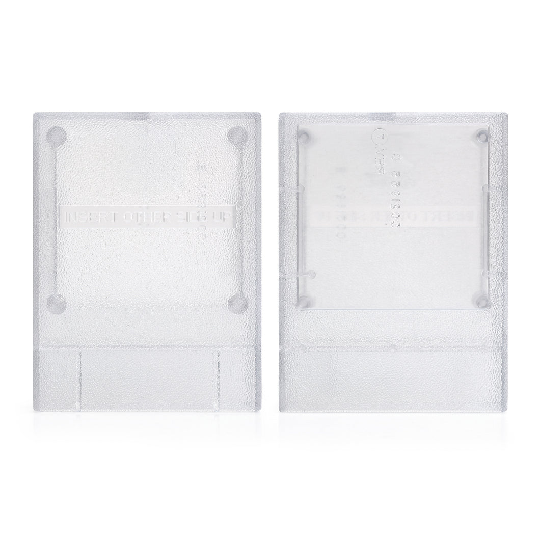 Intellivision Atarisoft Game Cartridge Shell [Clear] [No Logo]