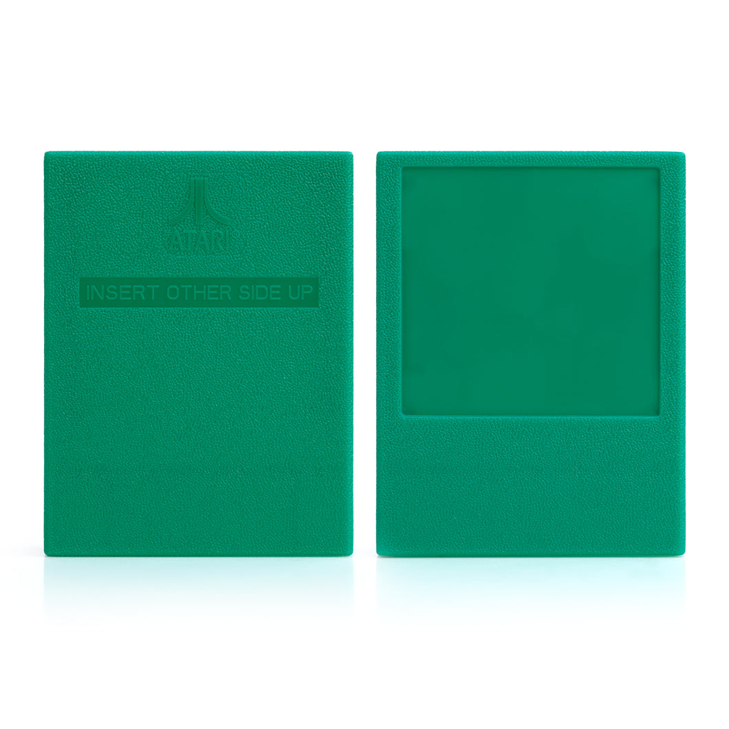 Intellivision Atarisoft Game Cartridge Shell [Solid Green] [With Logo]