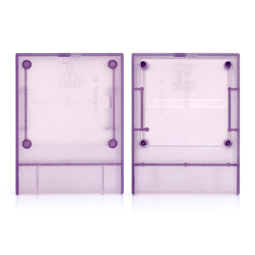 Intellivision Atarisoft Game Cartridge Shell [Clear Purple] [With Logo]