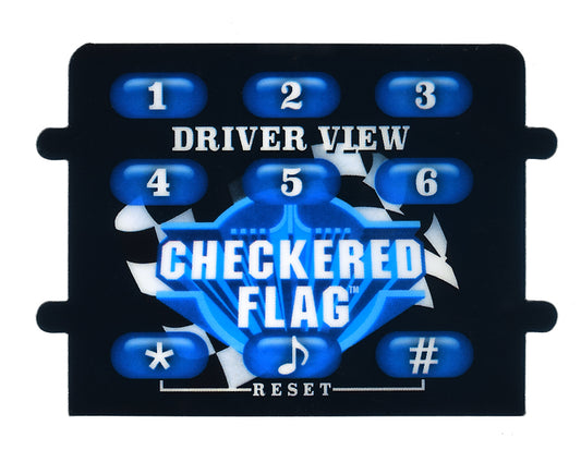 Atari Jaguar Controller Insert Checkered Flag