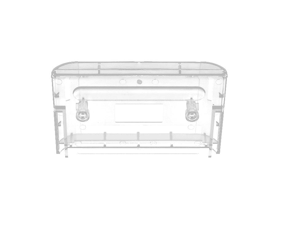 Sega Genesis Cartridge Shell [Clear] [No Logo]