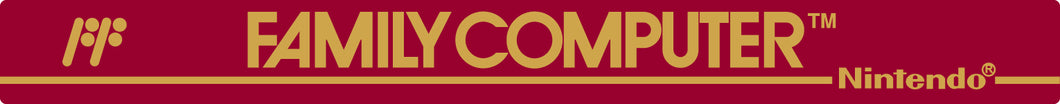 Famicom Console Family Computer Label