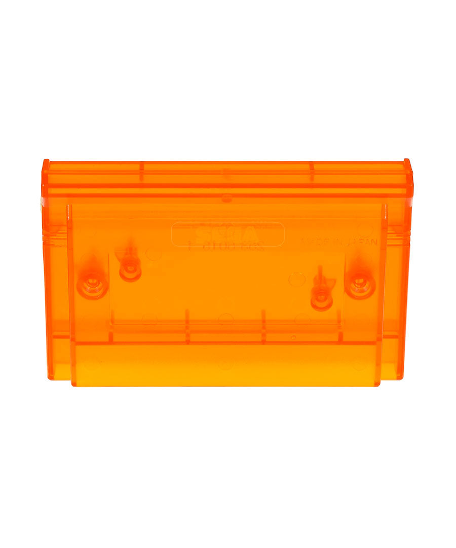 Sega Master System Cartridge Shell [Clear Fire] [With Logo]