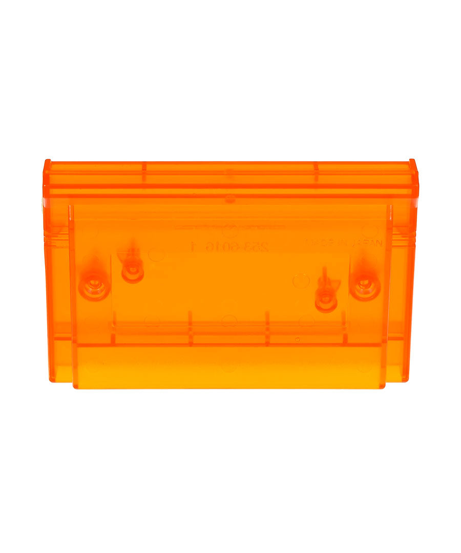 Sega Master System Cartridge Shell [Clear Fire] [No Logo]