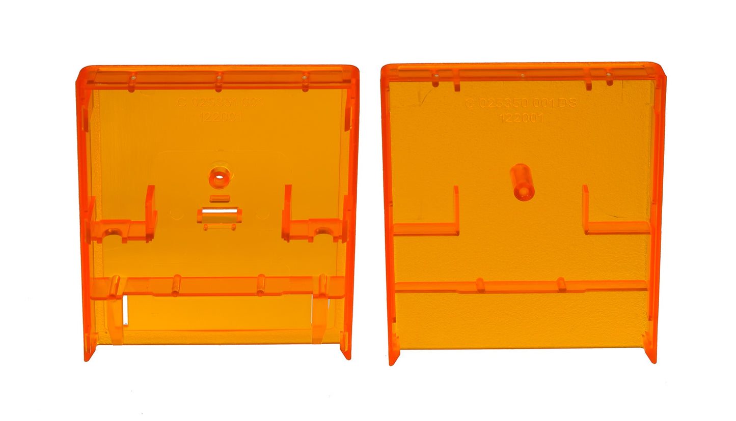Game Cartridge Shell [Transparent Fire] for Atari 7800
