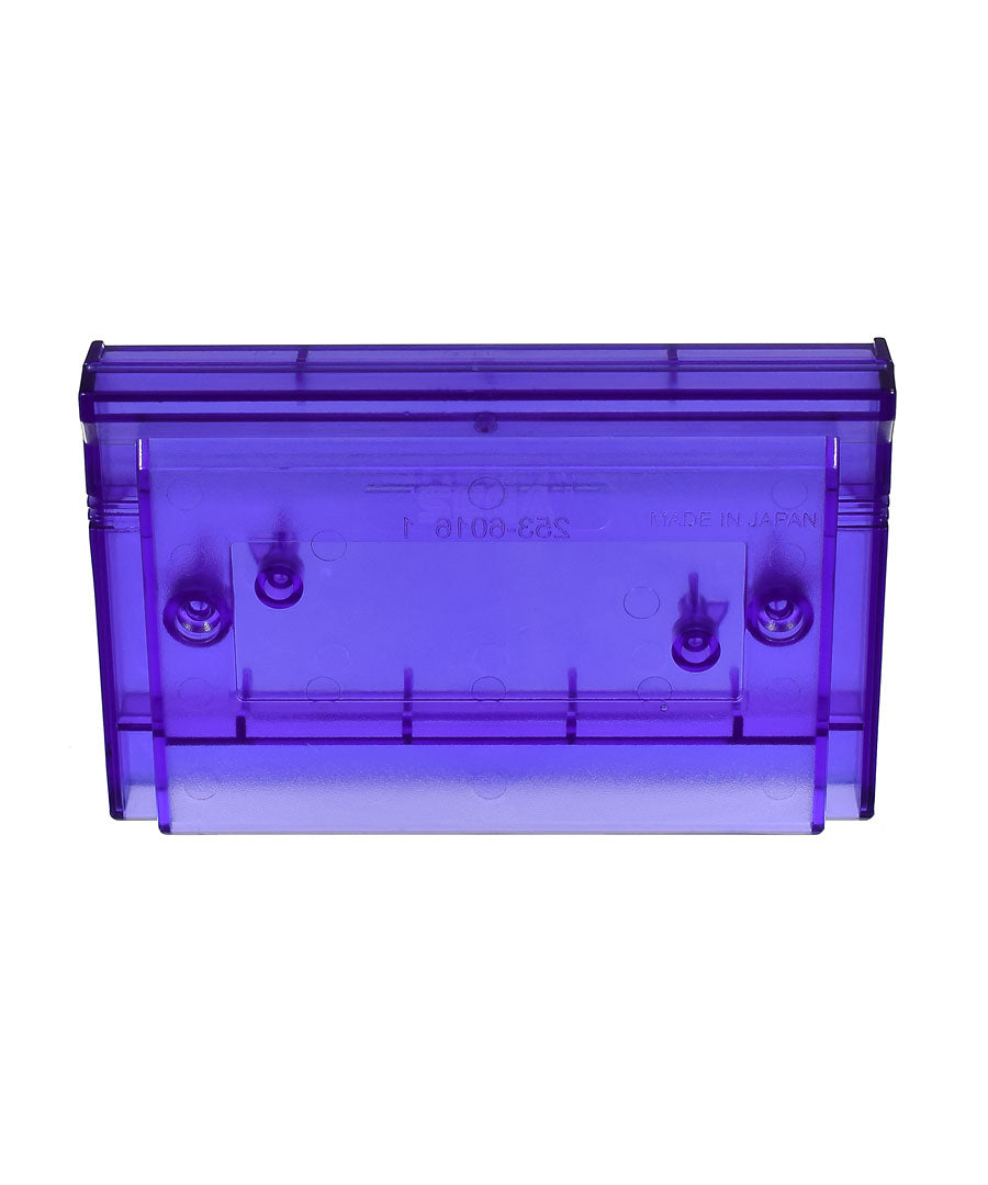 Sega Master System Cartridge Shell [Clear Grape] [With Logo]