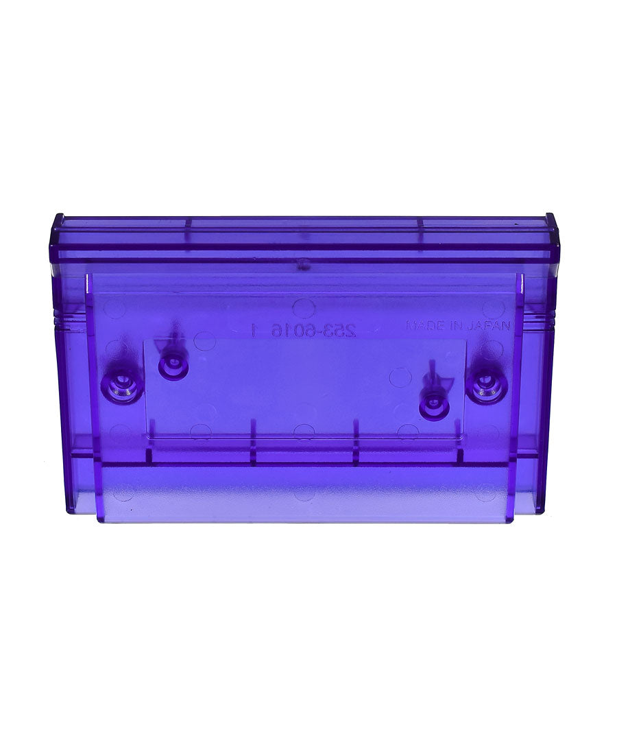 Sega Master System Cartridge Shell [Clear Grape] [No Logo]