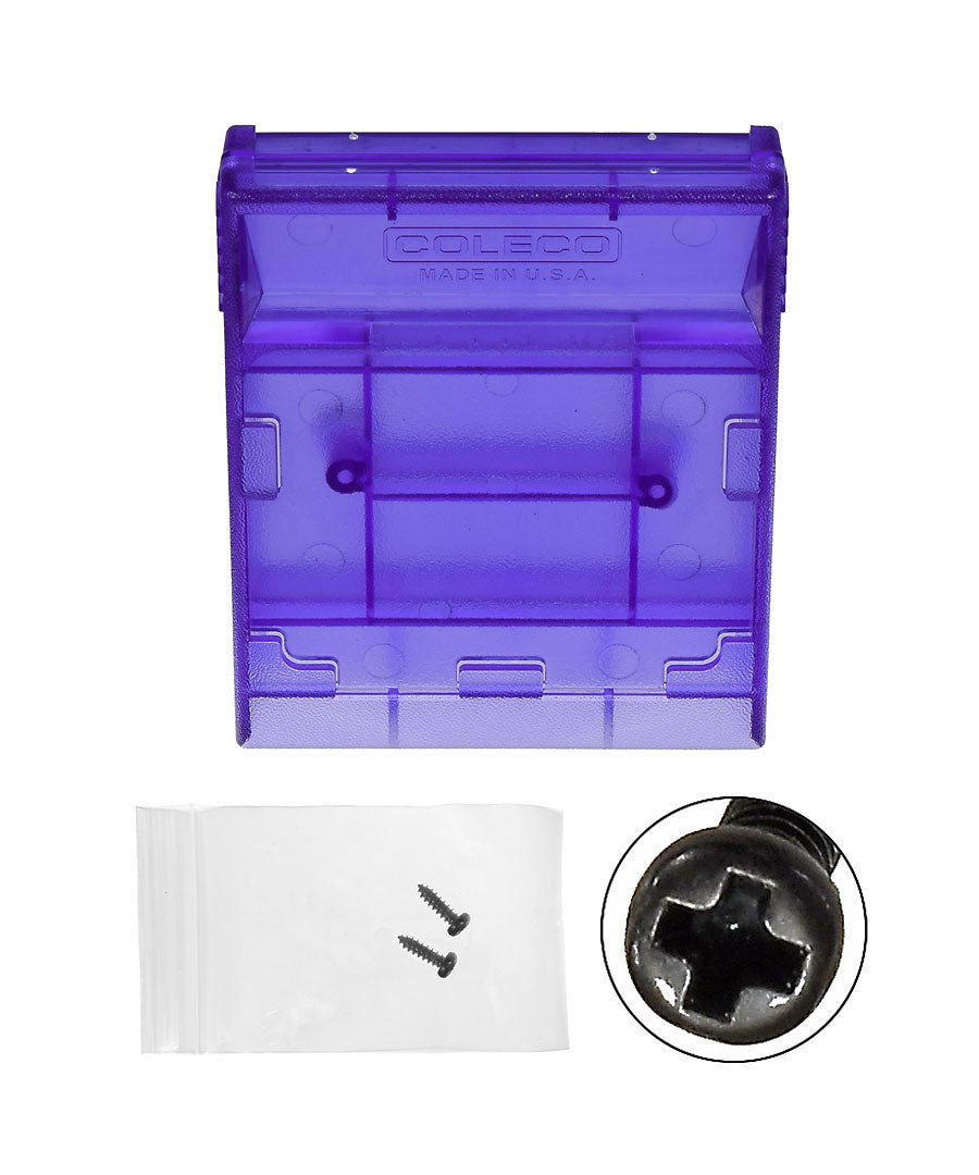 ColecoVision Game Cartridge Shell [Clear Grape] [With Logo]