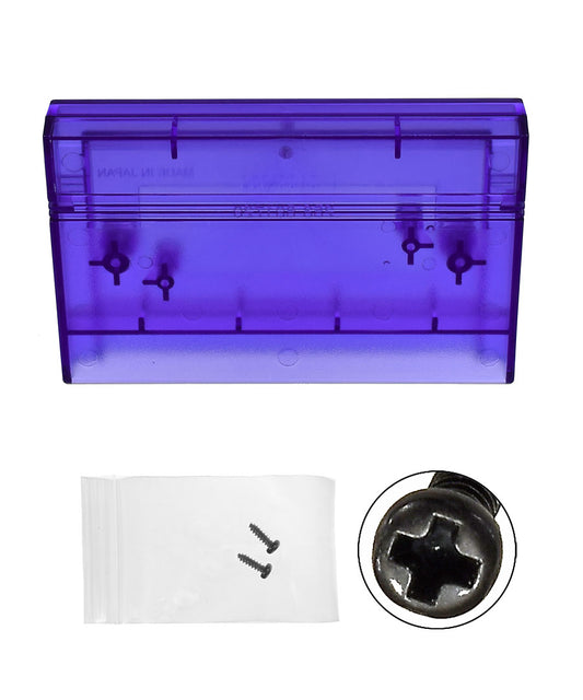 Sega Master System Cartridge Shell [Clear Grape] [With Logo]