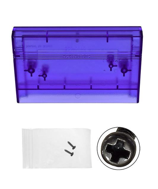 Sega Master System Cartridge Shell [Clear Grape] [No Logo]