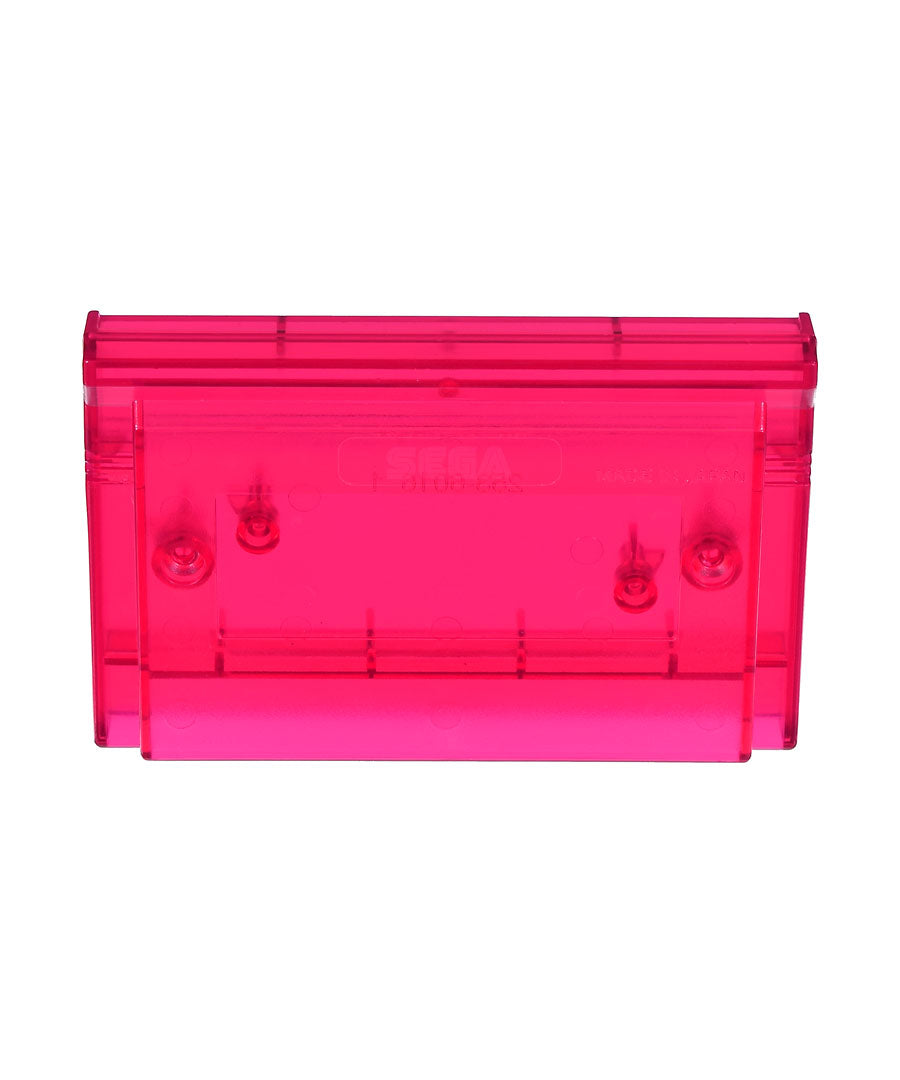 Sega Master System Cartridge Shell [Clear Red] [With Logo]