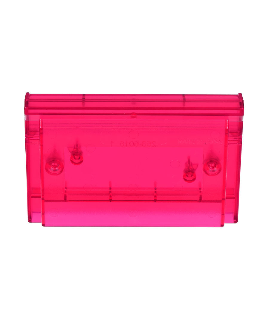 Sega Master System Cartridge Shell [Clear Red] [No Logo]