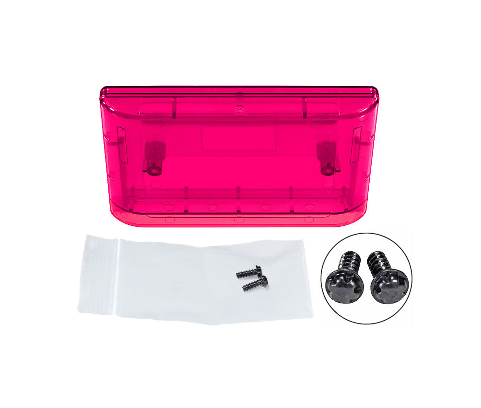 Sega Genesis Cartridge Shell [Transparent Red] [No Logo]