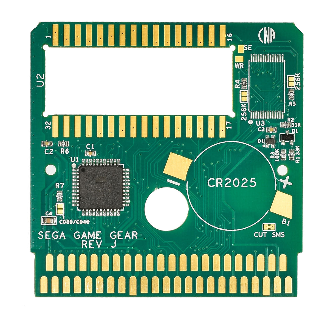 Sega GameGear Homebrew PCB No Sram