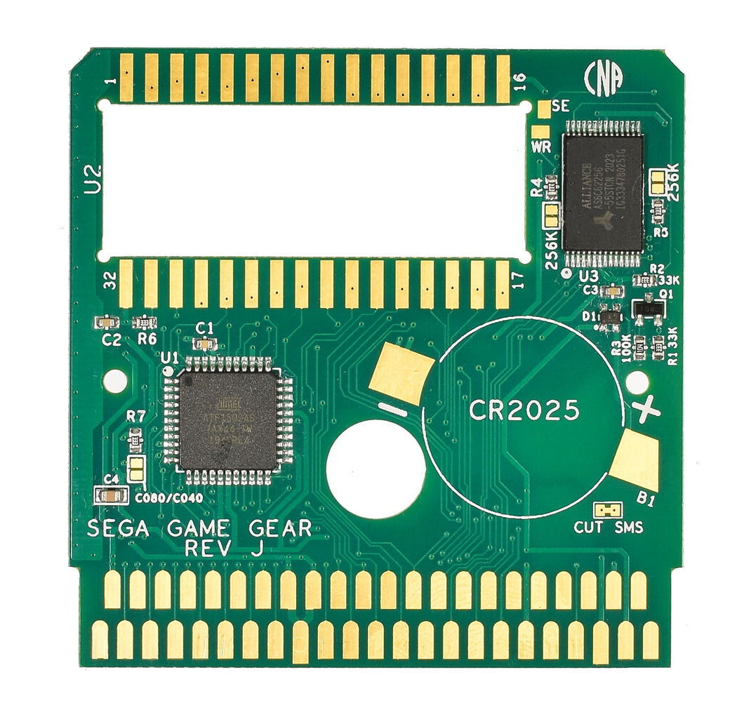 Sega GameGear Homebrew PCB W/ Sram
