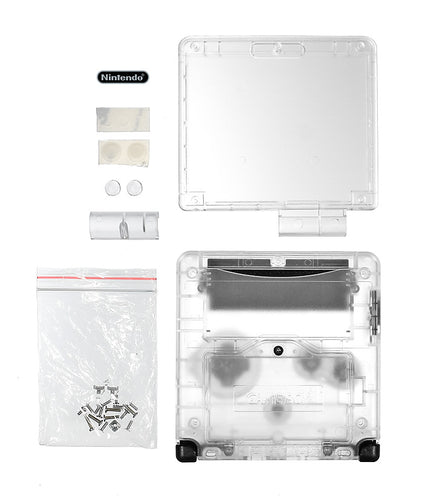 GameBoy Advance SP System Shell [Clear]