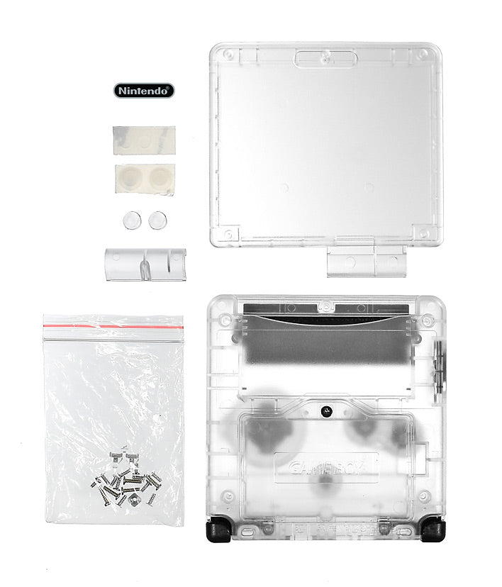 GameBoy Advance SP System Shell [Clear]