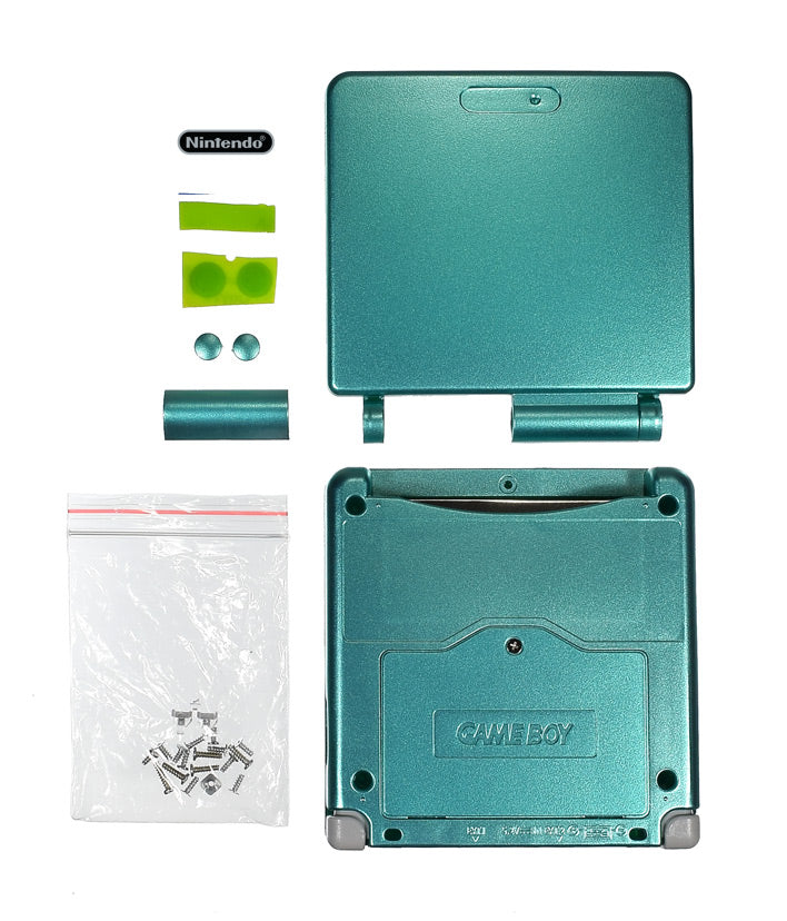 GameBoy Advance SP [GBA SP] System Shell [Teal] – Hoskbrew
