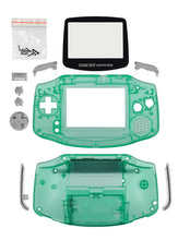 Load image into Gallery viewer, GameBoy Advance System Shell [Glow in the Dark, Green]