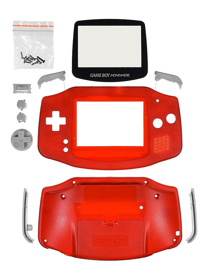 GameBoy Advance System Shell [Solid Red]