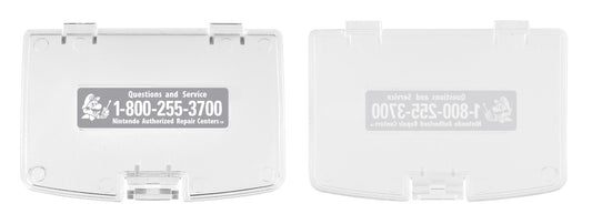 Game Boy Color Battery Lid — Clear (Hoskbrew)