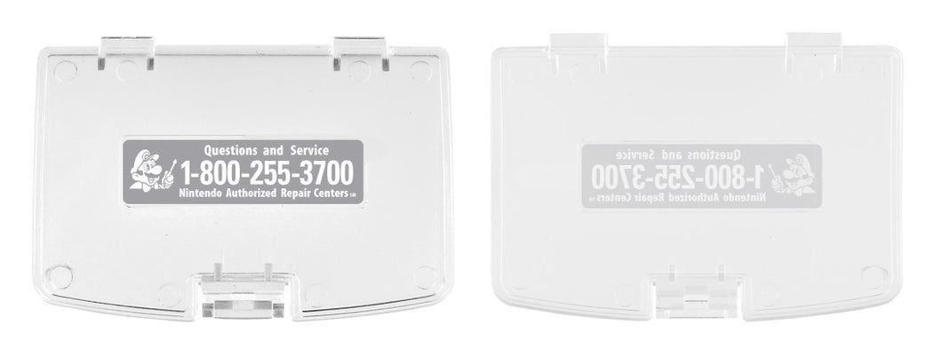 GameBoy Color Battery Lid [Clear]
