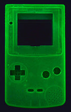 Load image into Gallery viewer, GameBoy Color System Shell [Glow in the Dark, Blue]