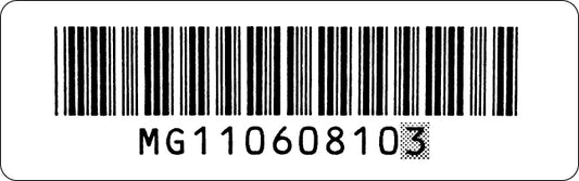 GameBoy Pocket Serial Label [Barcode]