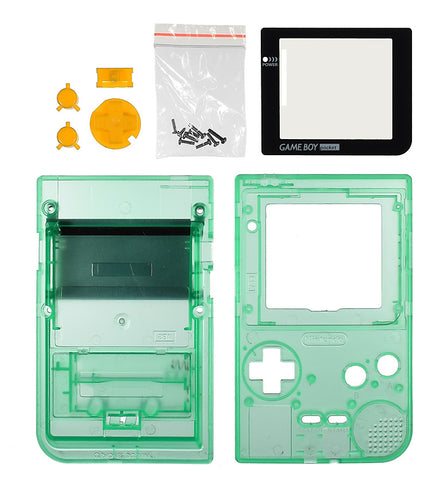GameBoy Pocket System Shell [Glow in the Dark, Green]