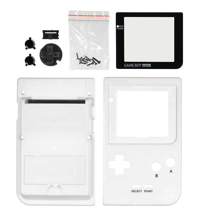 GameBoy Pocket System Shell [White]