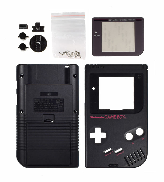 GameBoy Play it Loud System Shell [Deep Black]