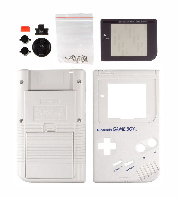 GameBoy Play it Loud System Shell [Traditional White]