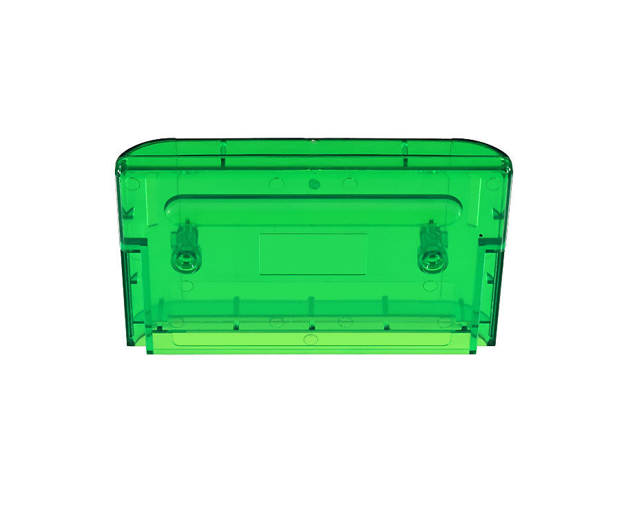 Sega Genesis Cartridge Shell [Transparent Green] [No Logo]