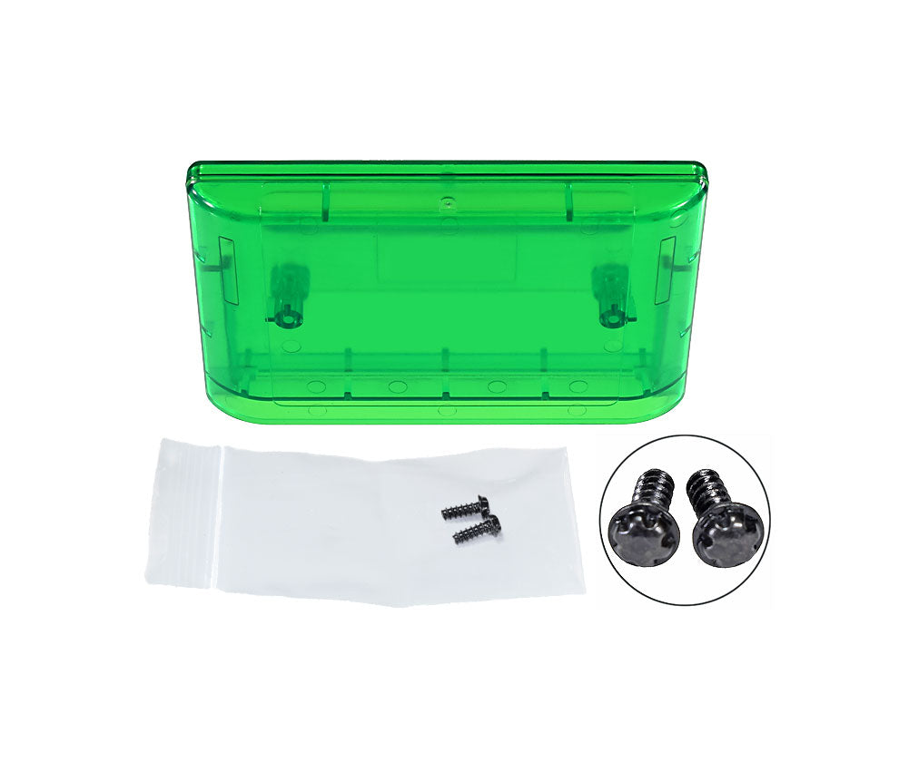 Sega Genesis Cartridge Shell [Transparent Green] [No Logo]