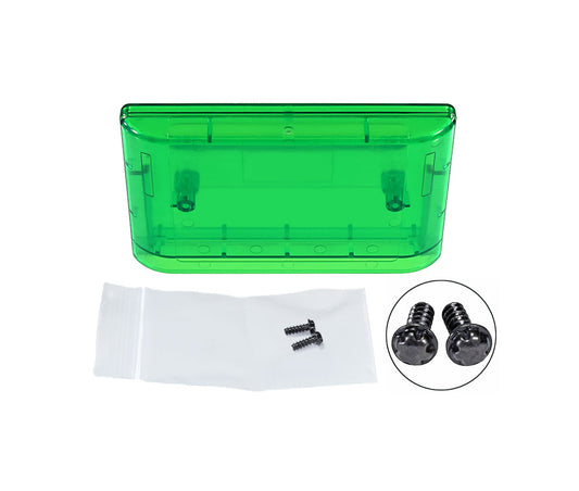 Sega Genesis Cartridge Shell [Transparent Green] [No Logo]