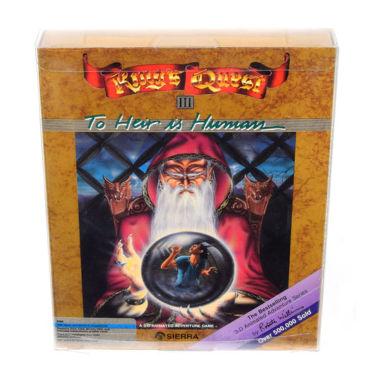 King's Quest 3: To Heir is Human Game Box Protector [183x32x229mm]