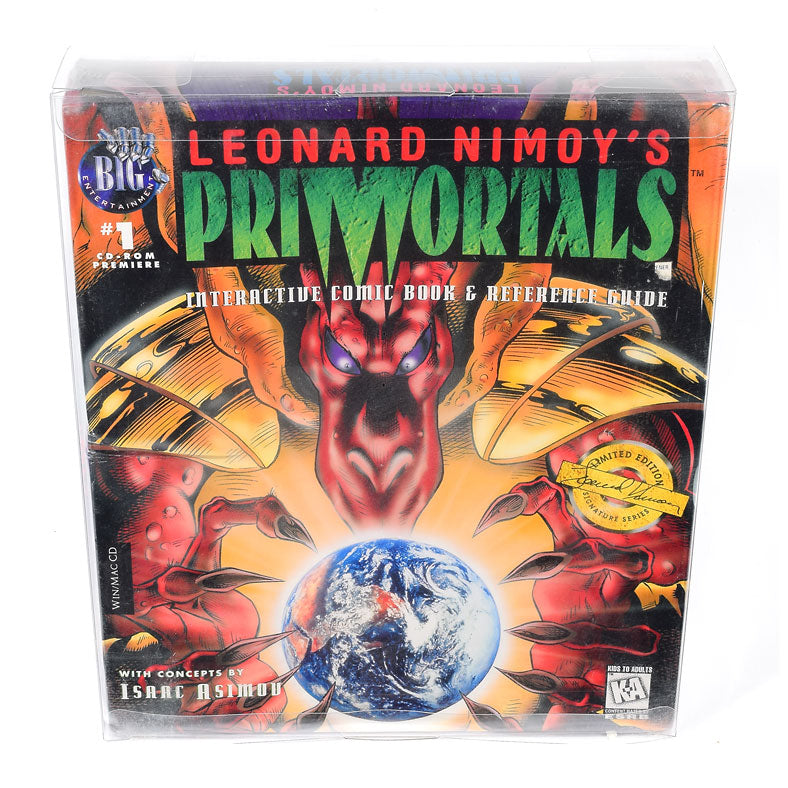 Leonard Nimoy's Primortals Interactive Comic Book Game Box Protector