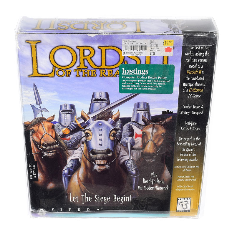Lords of the Realm 2 Game Box Protector