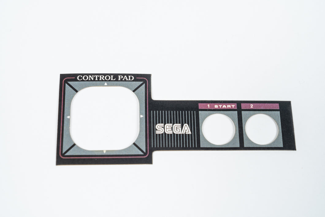 Sega Master System Controller Decal