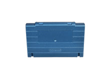 Load image into Gallery viewer, Super Nintendo [SNES] Game Cartridge Shell [Non FX] [Metallic Blue] [With Logo]